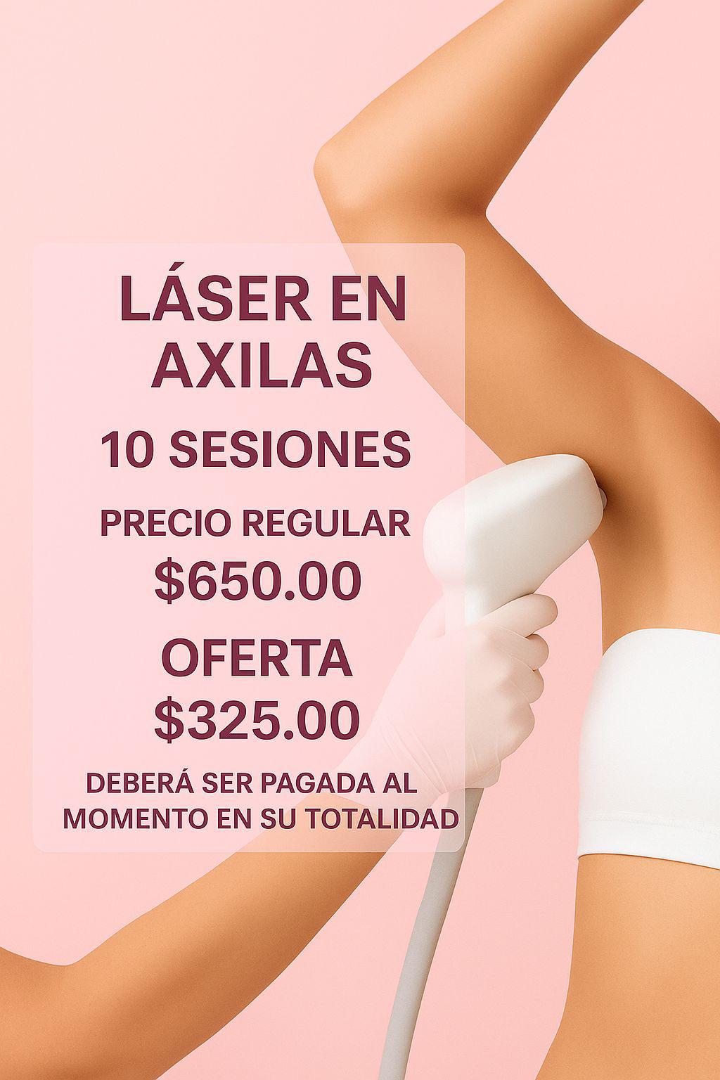Laser: Axilas 10 sesiones